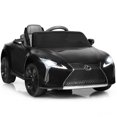 thumbnail image 1 of Gymax 12V Licensed Lexus LC500 Kids Ride On Car w/ MP3 Remote Control Black, 1 of 10