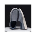 thumbnail image 3 of MAWCLOS Espadrilles pour Hommes à Enfiler Plates Marche Mocassins Respirants Bout Rond Travail Chaussures Décontractées Bleu 11, 3 of 3