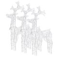 thumbnail image 2 of vidaXL Reindeer Christmas Decorations 3 pcs 60x16x100 cm Acrylic, 2 of 4