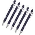 thumbnail image 2 of EGNMCR Aluminum Rod Pen Spray Adhesive Click Pen -use Screen Business Student Writing Ballpoint Pen 5pc 10ml ballpoint pen, 2 of 4