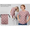thumbnail image 5 of oneOone Polyester Spandex Dusty Pink Fabric Mandala Craft Projects Decor Fabric Printed By The Yard 56 Inch Wide, 5 of 5