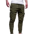 thumbnail image 4 of KIHOUT Mens Fashion Joggers Sports Pants - Drawstring Loose Cargo Pants Sweatpants Trousers, 4 of 4
