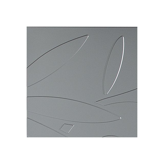 Fasade Argent Silver Wall Panel Sample 12" x 12"