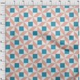 thumbnail image 3 of oneOone Silk Tabby Fabric Triangle|Parallelogram & Square Geometric Decor Fabric Printed BTY 42 Inch Wide, 3 of 4