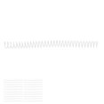 thumbnail image 4 of Plastic Spiral Binding Coils, Manual Bound 30 Holes 20Pcs Binding Spirals  For A4 A5 Notebook Transparent, 4 of 8