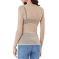 thumbnail image 2 of Chemise en Maille Transparente à Manches Longues pour Femmes Polyester pour Superposition dans Différentes Saisons, 2 of 5