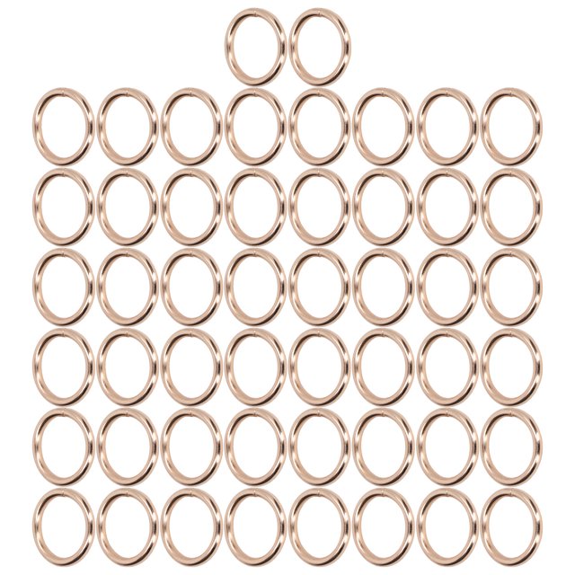 Bagues d'Artisanat, Anneaux Métalliques Grand Application Texture Exquise Matériau Premium pour Sac à Main pour Sac pour Sac à Dos Or