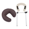 thumbnail image 3 of lionlar Massage Table Face Cradle with Pillow Cushion Support Bracket SPA Adjustable Coffee, 3 of 9