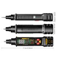thumbnail image 3 of Uscallm 2Pcs Electrical Tester Pen Multifunction Smart Power Measuring Pen AC DC Voltage Detector Wire Conduction Socket Wiring Leakage Switch Tester Tool for Electricians DIY Homeowners, 3 of 9