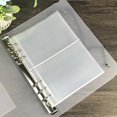 thumbnail image 4 of Candyn Multi Compartments Binder Photo Album 10 Pcs A5 Binder Sleeves Refillable Notebook Photocard Name Card ID Holder, 4 of 8
