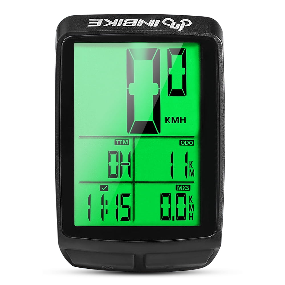 Wireless Bike Computer Multi Functional Large Screen Cycling Computer Mountain Bike Speedometer Waterproof