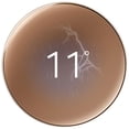 thumbnail image 2 of Google Nest | Wi-Fi Smart Learning Thermostat (4th Generation) - Polished Gold, 2 of 4