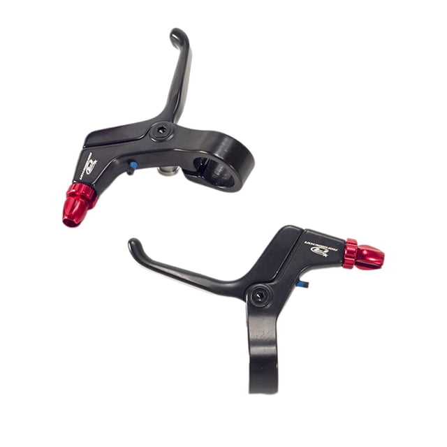 koolsoo Levier de Frein pour Enfants 2 Pcs Frein à Main Poignée Courte Ensemble de Levier de Frein pour Vélo Enfant Noir Rouge