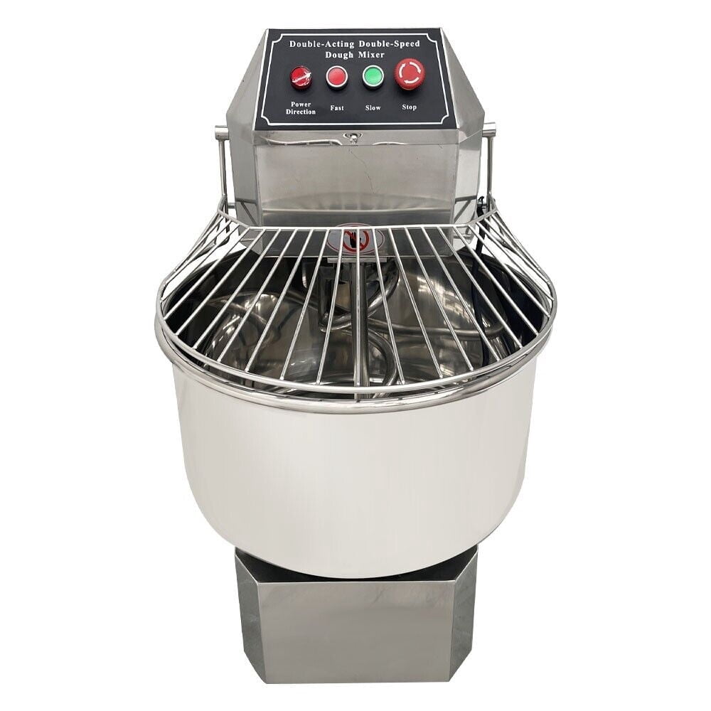 Commercial 50L Dough Mixer Electric Dough Kneading Machine Dual Speed Dual Action 110V