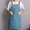 Blue, variant on Waterproof Oil Proof Kitchen Apron, Xinsrenus Dirt Resistant Washable PVC Apron for Cooking Baking, Adjustable H-Shape Neck Apron with Phone Pocket for Kitchen Restaurant, Blue