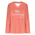 thumbnail image 4 of Birdeem Mode Femme Manches Longues Col Rond Blouse Imprimée Chandail Décontracté Hauts Manches Longues, 4 of 12