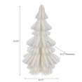 thumbnail image 2 of Grand Sapin De Noël En Papier Blanc, 2 of 3