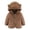 Coffee, variant on Black Friday Deals 2022! TopLLC Baby Boy Girl Clothes Cute 3D Bear Ears Zip up Hoodie Sherpa Fleece Lined Jacket Toddler Sweatshirt Coat