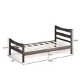 thumbnail image 3 of Giantex Twin Size Wood Bed Frame, Panel Bed Mattress Foundation w/Strong Support for Kids, No Box Spring Needed, 3 of 6