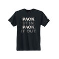 thumbnail image 1 of Hanes T-Shirt Graphique pour Hommes, 2TG, Pack It In Pack It Out/noir, 1 of 1