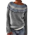 thumbnail image 1 of Kcodviy Womens Sweaters Winter Fall Long Soft Sweatshirts Casual Loose Long Sleeve Button Sweatshirts Knitted Sweater Tops, 1 of 4