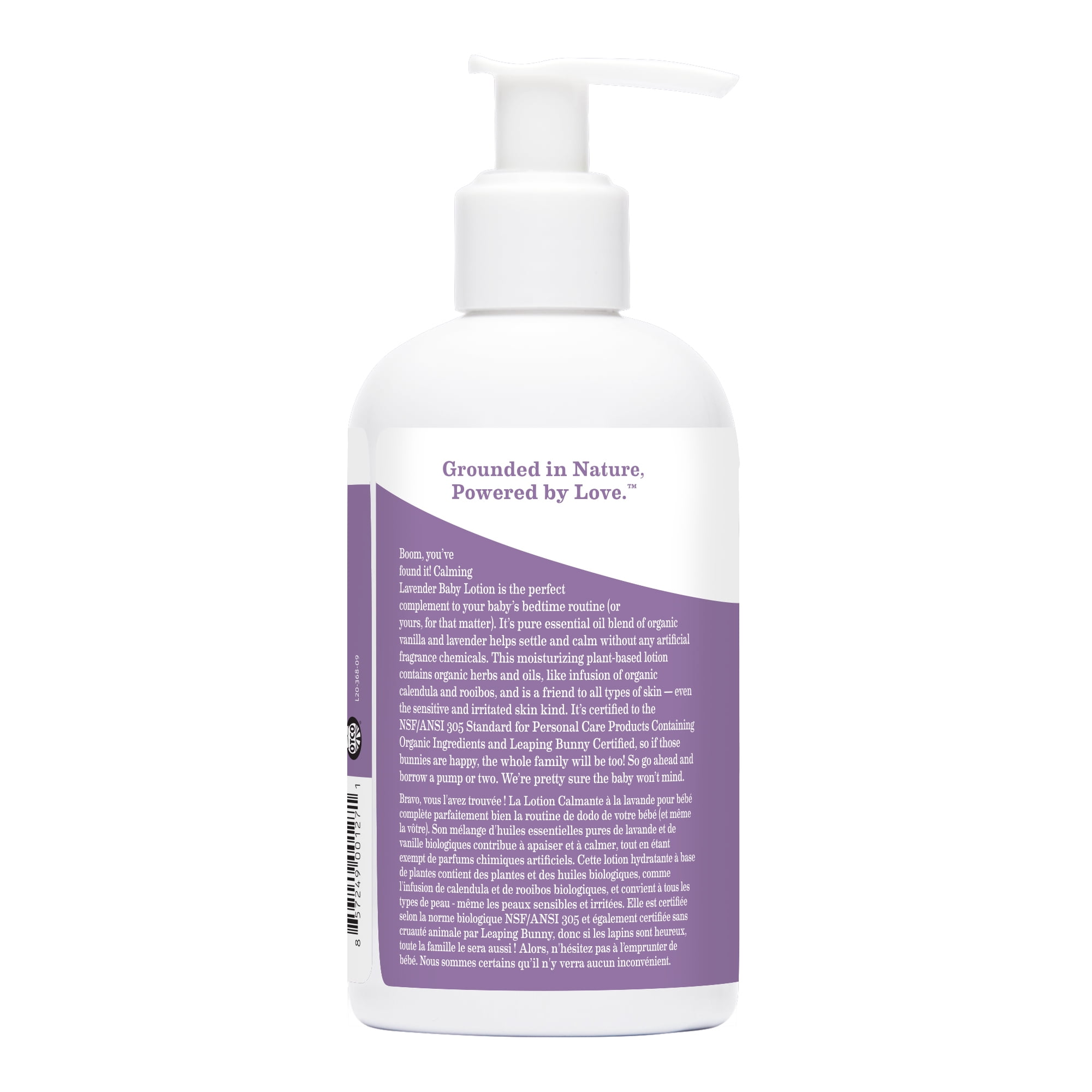 Lotion apaisante à la lavande pour bébé Earth Mama 6/240 ml