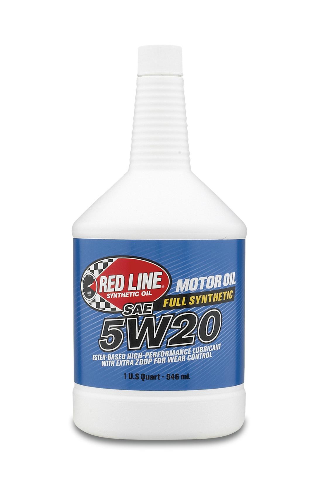 Red Line Oil Oil 15204 SAE 5W-20; Synthetic; 1 Quart Bottle; Single