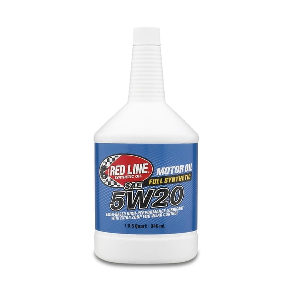 Red Line Oil Oil 15204 SAE 5W-20; Synthetic; 1 Quart Bottle; Single