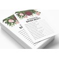 thumbnail image 3 of Inkdotpot 50-PackFloral GreeneryHow Well Do You Know The Bride Bridal Shower Bachelorette PartyGameWho Know The Bride Best ActivityCards, 3 of 7