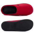 thumbnail image 4 of RockDove Chaussons en Mousse à Mémoire de Forme Bicolores pour Femmes, Taille 7-8 US Femmes, Rouge/noir, 4 of 10