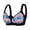 #315-Black, variant on Warop Women's Bra with Front Closure, Strappy , and Printed for Daily Wear