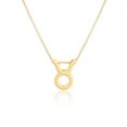 thumbnail image 1 of Constellation Theme Friendship Necklace Creative Comfortable Ins Exquisite Durable Rust-proof Lightweight Fashion Accessory Taurus gold, 1 of 6