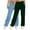 Light Blue+Green, variant on FAIWAD 2PC Sweat Pants for Womens Straight Legs Solid Color Sweatpants High Waisted Workout Jogger Pants