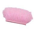 thumbnail image 5 of serony 1 Yard Dyed Ostrich Feather Fringe Trim Ribbon Embellishment Light pink, 5 of 5