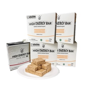 BDH Barre de haute énergie 4580Calorie 4xBoxes/250g par boîte MRE Ration alimentaire d'urgence MRE Alimentation de survie Biscuit longue durée de conservation pour les activités de plein air, préparation de crise