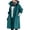 Marine-A, variante sur 2025 Hauts de Randonnée à Capuche Amples et Confortables Manteau Femme Vêtements d'Extérieur Vestes Épaisses Élégantes pour Femmes Coupe-Vent Sauvage Hiver Manteau Imperméable Pliable pour Femme