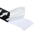 thumbnail image 4 of Unique Bargains Directional Flow Arrow Tape 4'x65', Adhesive Pipe Identification Marking Stickers, White on Black, 4 of 5