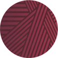 thumbnail image 1 of Ahgly Company Tapis Rond Lavable en Machine Intérieur Transitionnel Rouge Bordeaux Vif, 8 Pieds Rond, 1 of 7