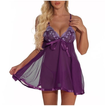 jovati sous-Vêtements pour Femmes Grande Taille Aguichant Lingerie Grande Taille Dentelle Nœud Vêtements de Nuit Vêtements de Nuit Pyjamas Vêtements de Nuit P-6TG sous-Vêtements pour Femmes Grande Taille Pyjamas Grande Taille pour Femmes Justaucorps Grande Taille pour Femmes
