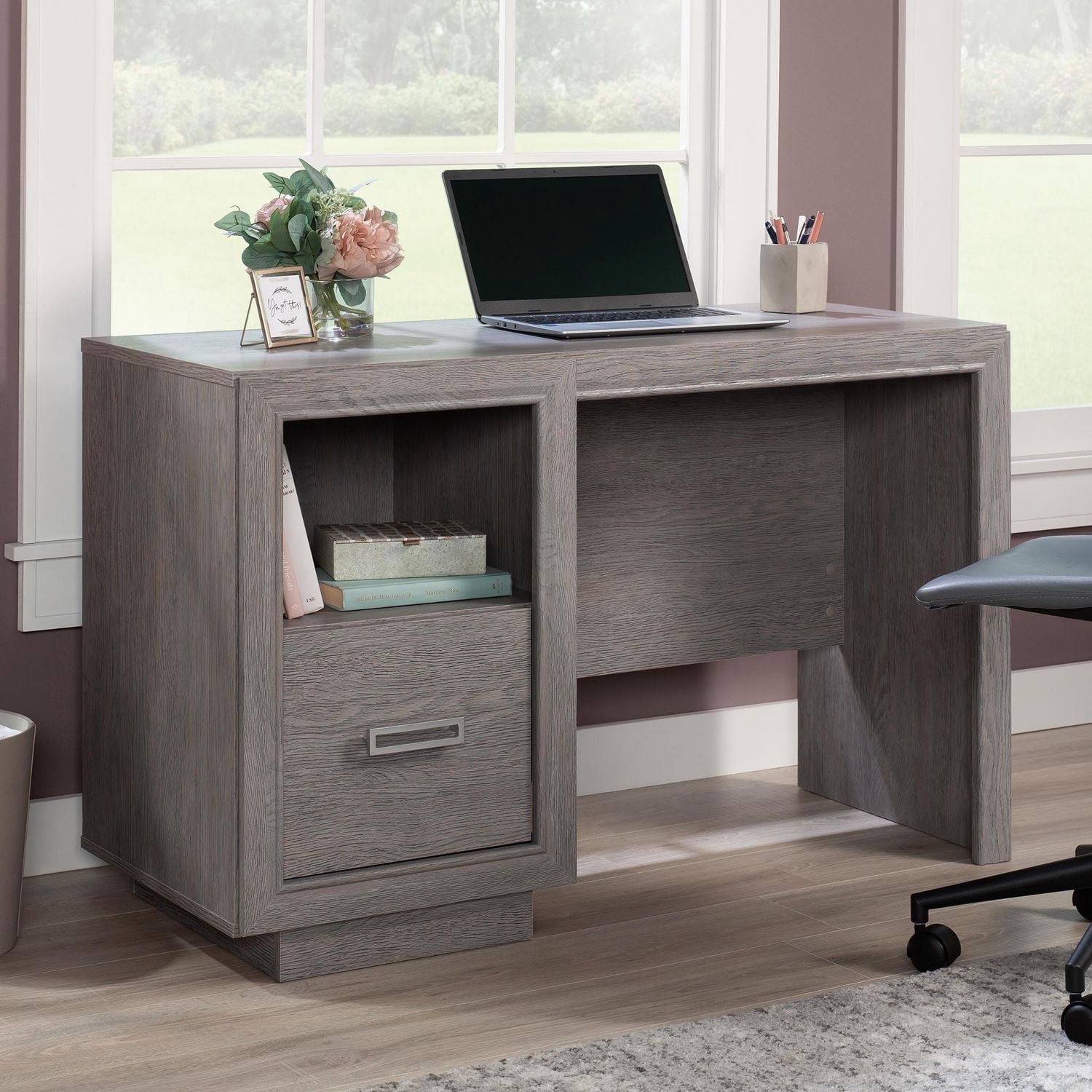 Sauder La Collection Hayes Garden Bureau, Finition Ashen Oak, 434183