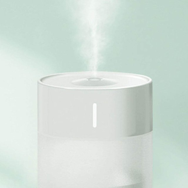 Air Humidifier Two Spray Modes Quiet Comfort spray modes mist USB for Car Home Office Yoga White