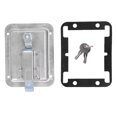 thumbnail image 1 of Sonew Auto Accessories Sliding Door Lock Handle Flush Mount Paddle Door Latch Weatherproof 304 Stainless Steel Toolbox Lock With 2, 1 of 8