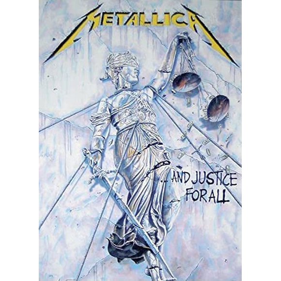 PHFZJYOU Metallica Music And Justice All Album Cover Poster frameless Painting Canvas Wall Posters Art Picture Print Modern Home Family Bedroom office Decor 8x12inch