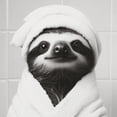 thumbnail image 2 of Bouclair Spa Sloth Framed Wall Art, 2 of 3