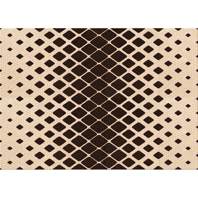 Ahgly Company Tapis d'Intérieur Rectangulaire Transitionnel Lavable à la Machine, Pêche Profond Orange, 8 Pieds x 10 Pieds