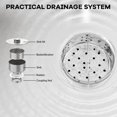 thumbnail image 4 of Eastvita 24-Inch Free Standing Sink Single Bowl Stainless Steel Utility Sink with Key Features (NSF), 4 of 5