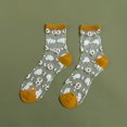 thumbnail image 2 of IROINID Économies Chaussettes à la Cheville pour Femmes Maille Dames Respirabilité Patchwork Chaussettes Fines Bas, 2 of 4