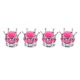 thumbnail image 3 of Housses de Soupapes de Roue, 4 Pcs Universelles Légères pour Potence de Roue pour Voitures Camions Bicyclettes Rouge Rose, 3 of 8