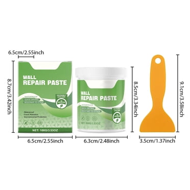 JJKBVCLO Wall Plaster Household Wall Damage Scratches Cracks Nail Holes Wall Plaster