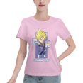 thumbnail image 1 of Women's Basic Short Sleeve T-Shirt Super Saiyan, 1 of 6
